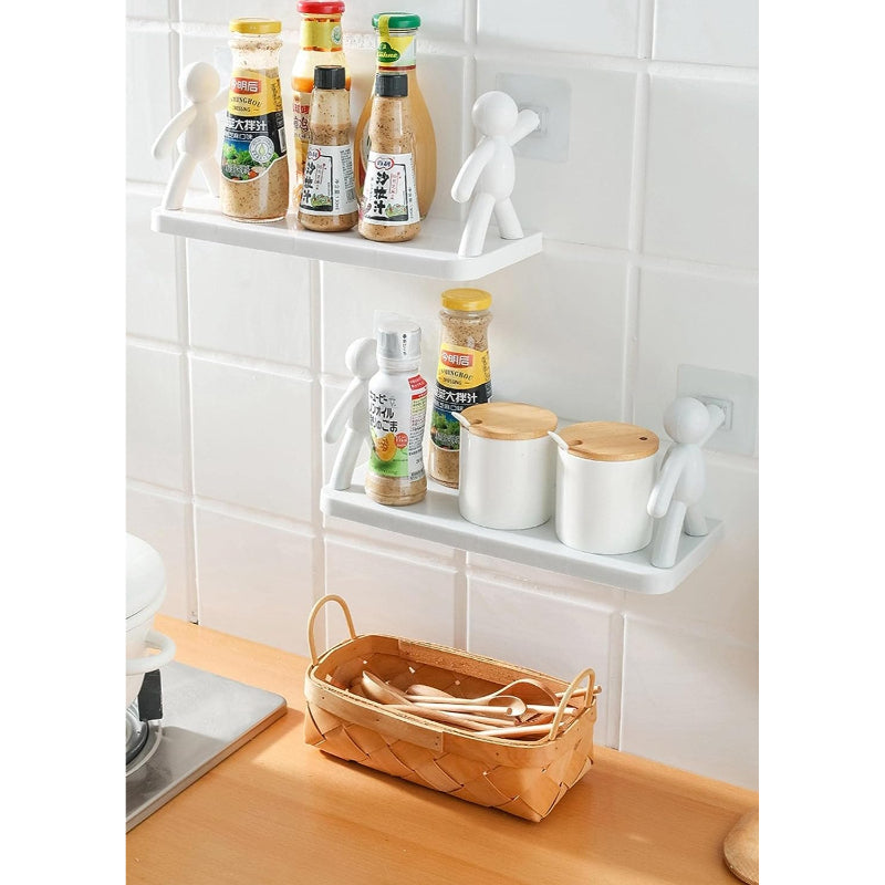 Multi-Purpose Self-Adhesive High-Quality Wall Hanging Storage Shelf